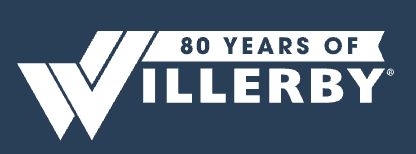 Willerby logo with text '80 Years of Willerby'.