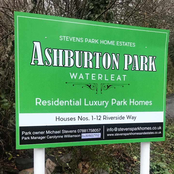 Ashburton Park Sign